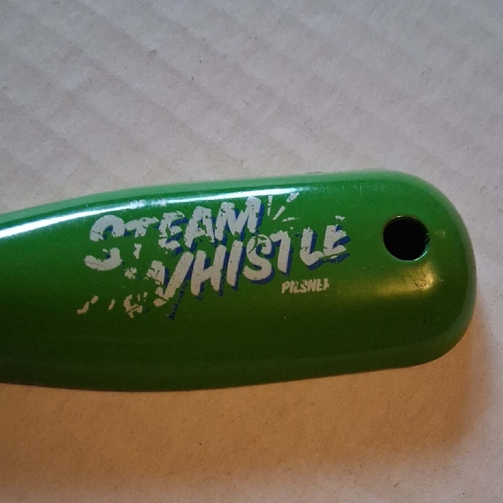 Steam Whistle Pilsner Green Bottle Opener